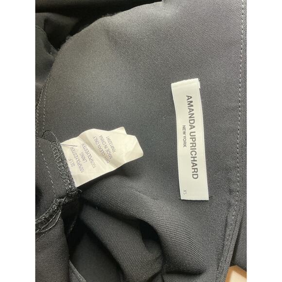 Amanda Uprichard 'Isadore' Black Polyester Jumpsuit Size XS - Picture 4 of 4
